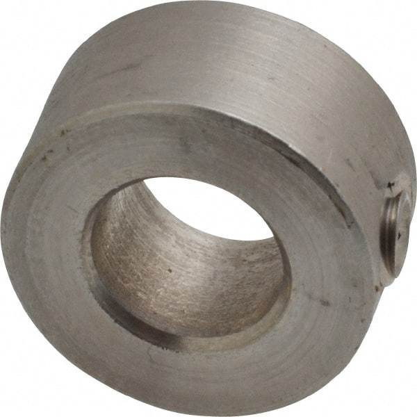 Climax Metal Products - 7/16" Bore, Stainless Steel, Set Screw Shaft Collar - 7/8" Outside Diam, 7/16" Wide - A1 Tooling