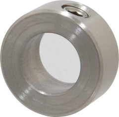 Climax Metal Products - 5/8" Bore, Stainless Steel, Set Screw Shaft Collar - 1-1/8" Outside Diam, 1/2" Wide - A1 Tooling