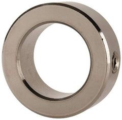 Climax Metal Products - 1-3/8" Bore, Stainless Steel, Set Screw Shaft Collar - 2-1/8" Outside Diam, 3/4" Wide - A1 Tooling