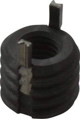 Recoil - #10-32 Internal, 3/8-16 External, 7.8mm Insert Length, Heavy Duty Keylocking Thread Inserts - Carbon Steel, Zinc Phosphate Finish, Grade C1215 - Exact Industrial Supply