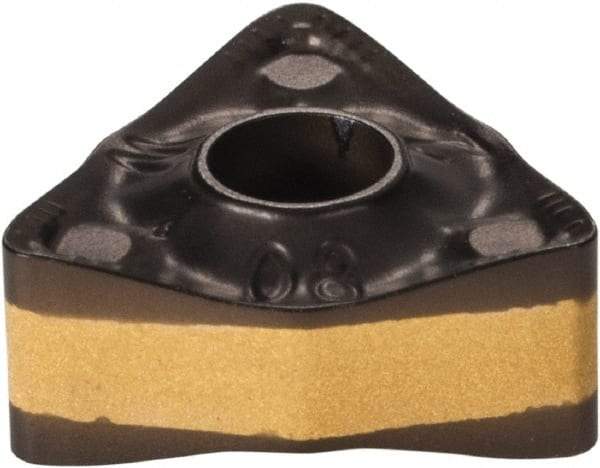 Iscar - WNMX342 M3PW Grade IC8150 Carbide Turning Insert - TiCN/Al2O3/TiCN/TiN Finish, 80° Trigon, 3/8" Inscr Circle, 0.1736 Thick, 1/32" Corner Radius - A1 Tooling