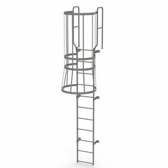 TRI-ARC - Rolling & Wall Mounted Ladders & Platforms Type: Fixed Ladder Style: Safety Cage - A1 Tooling