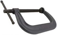 Hargrave - Regular-Duty 10" Max Opening, 5-3/8" Throat Depth, Forged Steel Standard C-Clamp - 8,000 Lb Capacity, 0" Min Opening, Extra Deep Throat - A1 Tooling