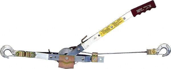 Maasdam - 2,000 Lb Lifting Capacity, 12' Lift Height, Puller Hoist - Made from Chain - A1 Tooling