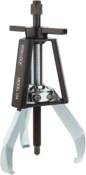 Posi Lock Puller - 5" Spread, 5 Ton Capacity, Puller - 4" Reach, 10" Long, For Bearings, Gears & Pulleys - A1 Tooling