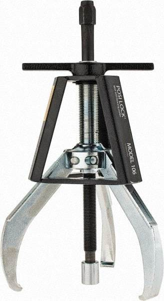 Posi Lock Puller - 7" Spread, 10 Ton Capacity, Puller - 6" Reach, 13" Long, For Bearings, Gears & Pulleys - A1 Tooling