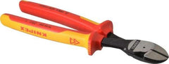 Knipex - 10" OAL, 3/16" Capacity, Diagonal Cutter - 15/16" Jaw Length x 1-1/16" Jaw Width - A1 Tooling