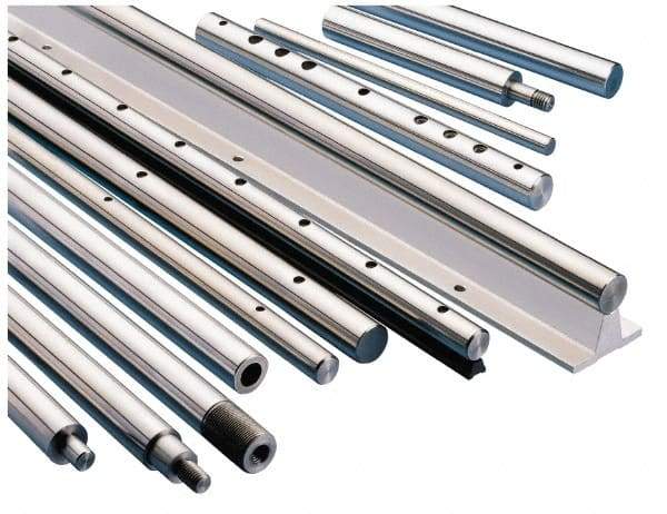 Thomson Industries - 3/4" Diam, 4' Long, Stainless Steel Standard Round Linear Shafting - 50-55C Hardness, .7495/.7490 Tolerance - A1 Tooling