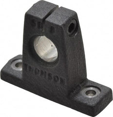 Thomson Industries - 1/2" Diam, Malleable Iron Alloy Shaft Support - Plain Shafting - A1 Tooling