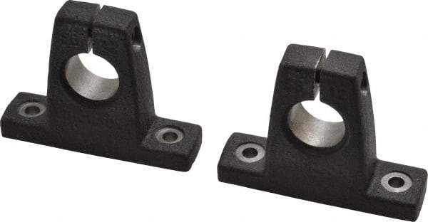 Thomson Industries - 3/4" Diam, Malleable Iron Alloy Shaft Support - Plain Shafting - A1 Tooling