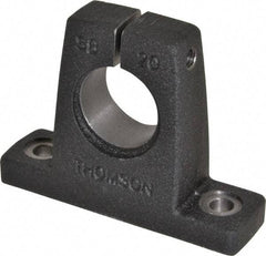 Thomson Industries - 1-1/4" Diam, Malleable Iron Alloy Shaft Support - Plain Shafting - A1 Tooling