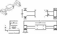 Thomson Industries - Manually Driven Linear Motion System - 24" Long x 1-3/4" Wide - A1 Tooling