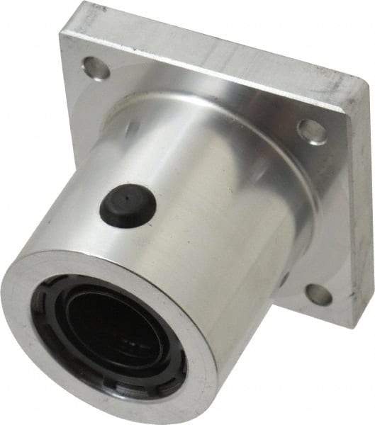 Thomson Industries - 1-3/4" Inside Diam, 600/1200 Lbs. Dynamic Capacity, Single Flanged Pillow Block Linear Bearing - 2.38" Overall Width - A1 Tooling