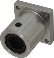 Thomson Industries - 2.13" Inside Diam, 1050/2100 Lbs. Dynamic Capacity, Single Flanged Pillow Block Linear Bearing - 2-3/4" Overall Width - A1 Tooling