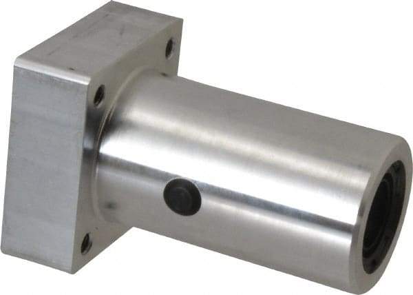 Thomson Industries - 1-3/4" Inside Diam, 1130/2260 Lbs. Dynamic Capacity, Twin Flanged Pillow Block Linear Bearing - 2.38" Overall Width - A1 Tooling