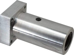 Thomson Industries - 1" Inside Diam, 1900/3800 Lbs. Dynamic Capacity, Twin Flanged Pillow Block Linear Bearing - 2-3/4" Overall Width - A1 Tooling