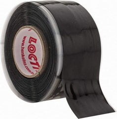 Loctite - 1" x 10', Black Silicone Electrical Tape - 0.5 mil Thick, 400 V/mil Dielectric Strength - A1 Tooling