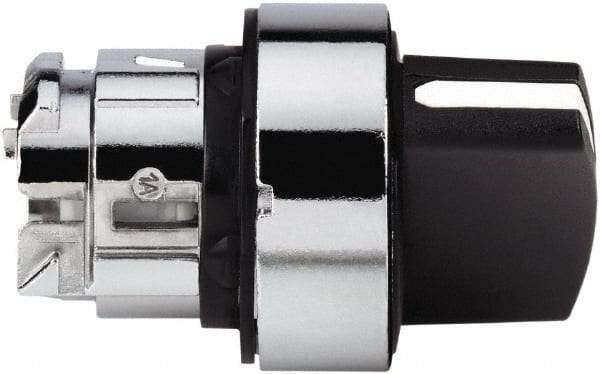 Schneider Electric - 22mm Mount Hole, 3 Position, Handle Operated, Selector Switch - Black, Momentary (MO), Nonilluminated, Shock, Vibration and Water Resistant - A1 Tooling