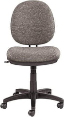 ALERA - 34-39" High Task Chair - 19" Wide x 25-3/4" Deep, 100% Acrylic Seat, Graphite Gray - A1 Tooling