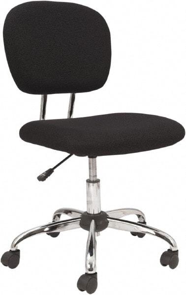 OIF - 33 to 36-3/4" High Office/Managerial/Executive Chair - 18" Wide x 21-5/8" Deep, Fabric Mesh Seat, Black - A1 Tooling