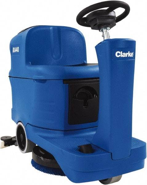 Clarke - 20" Cleaning Width, Battery Powered Floor Scrubber - 0.6 hp, 155 RPM, 39" Water Lift, 18.5 Gal Tank Capacity - A1 Tooling