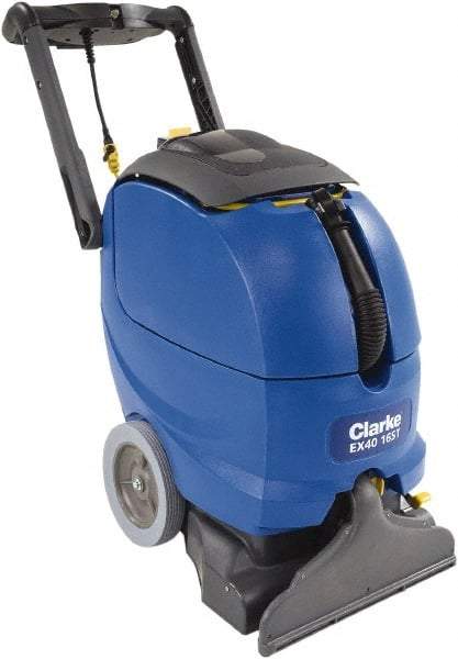 Clarke - 16" Cleaning Width, 120" Water Lift, Walk Behind Portable Carpet Extractor - 1.5 hp, 9 Gal Tank Capacity, 7 Gal Tank Recovery Capacity, 120 Pump psi - A1 Tooling