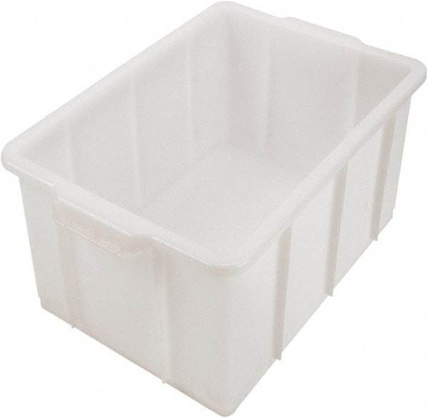 Dynalon Labware - 12.2 Gal, Clear Polyethylene Tote Container - Nesting, 23.4" Long x 14.4" Wide x 10" High - A1 Tooling