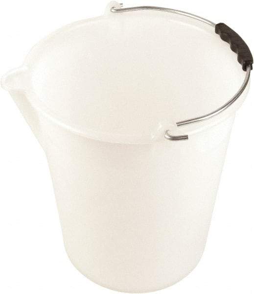 Dynalon Labware - 4-1/2 Gal Translucent Tapered Conical Polyethylene Bucket - 13-3/8" High x 12-3/16" Diam - A1 Tooling