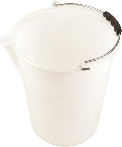 Dynalon Labware - 3-3/16 Gal Translucent Tapered Conical Polyethylene Bucket - 11-13/16" High x 11" Diam - A1 Tooling