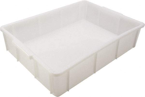 Dynalon Labware - White Polyethylene Tote Container - Stacking, 16.3" Long x 12.2" Wide x 3.8" High - A1 Tooling