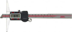 SPI - 0" to 12" Electronic Depth Gage - 0.0015" Accuracy, 0.0005" Resolution, 6" Base Length - A1 Tooling