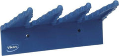 Vikan - 22 Lb, 6-1/2" Wide, 2-1/2" High, Polypropylene, Wall Bracket - 9-1/2" Long, 3 Holders - A1 Tooling