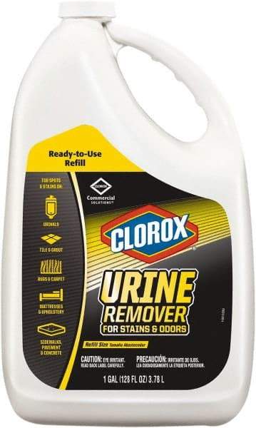 Clorox - 128 oz Bottle Liquid Bathroom Cleaner - Clean Floral Scent, Disinfectant, Urinals, Carpet, Upholstery & Concrete - A1 Tooling