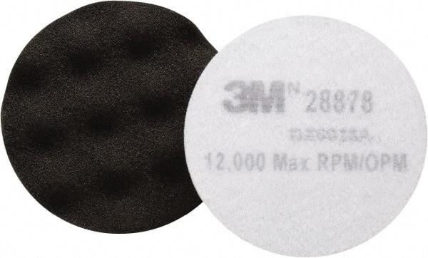 3M - 3-3/4" Diam Foam Buffing & Backing Pad - Hook & Loop Attachment - A1 Tooling