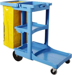 Rubbermaid - Plastic Janitor Cart - 21-3/4" Width - A1 Tooling