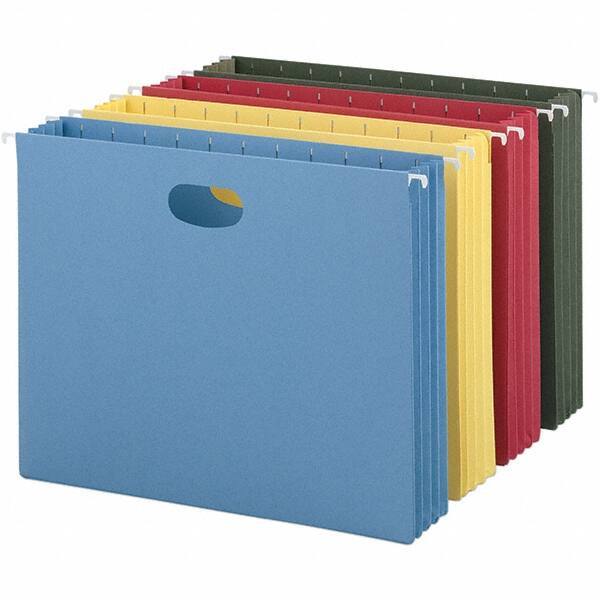 SMEAD - 12-1/4 x 9-1/2", Letter Size, Assorted Colors, Hanging File Folder - 11 Point Stock - A1 Tooling