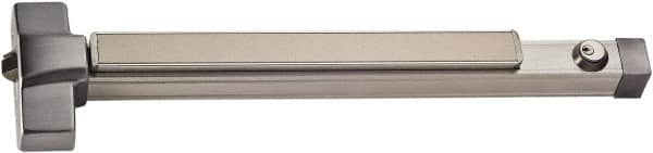 Ability One - 4" OAL Nonhanded Fire Rated Flatbar - Satin Stainless Steel Finish, 6200 Series - A1 Tooling