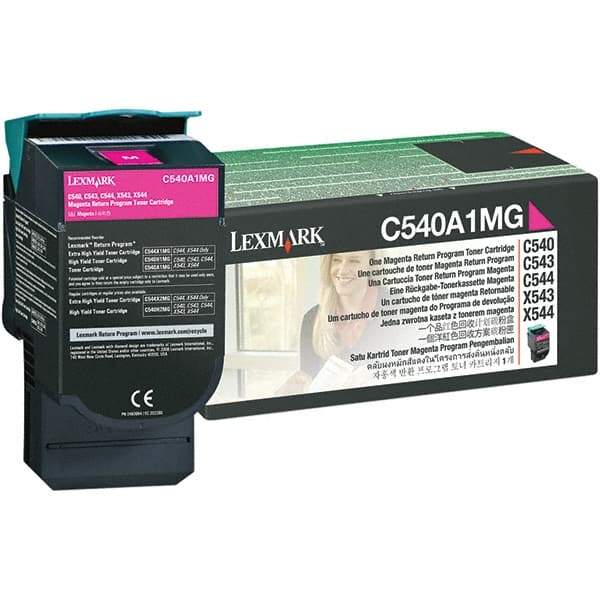 Lexmark - Magenta Toner Cartridge - Use with Lexmark C540n, C543dn, C544dn, C544dtn, C544dw, C544n, C546dtn, X543dn, X544dn, X544dtn, X544dw, X544n, X546dtn - A1 Tooling