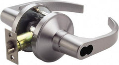 Ability One - Grade 1 Communication Lever Lockset - 2-3/4" Back Set, Zinc, Satin Chrome Finish - A1 Tooling