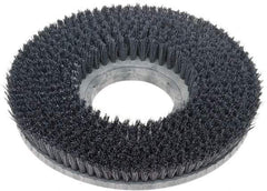 Clarke - 14" Diam Scrubbing Brush - 14" Machine, Black Pad, Polypropylene - A1 Tooling