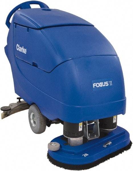 Clarke - 34" Cleaning Width, Battery Powered Floor Scrubber - 0.75 hp, 200 RPM, 23 Gal Tank Capacity - A1 Tooling