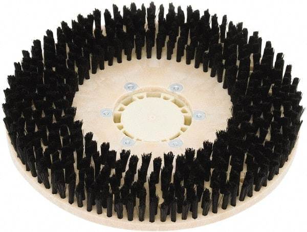 Clarke - 34" Diam Scrubbing Brush - 17" Machine, Black Pad, Nylon - A1 Tooling