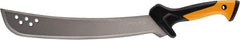 Fiskars - 15" Long Blade, Steel, Fine Edge, Machete - 26" OAL, Ergonomic Nonslip Grips Handle - A1 Tooling