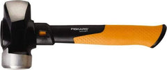 Fiskars - 3 Lb Head, 11" Long Sledge Hammer - Steel Head, Steel Handle with Grip - A1 Tooling