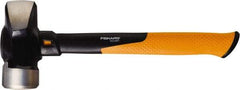 Fiskars - 4 Lb Head, 14" Long Sledge Hammer - Steel Head, Steel Handle with Grip - A1 Tooling