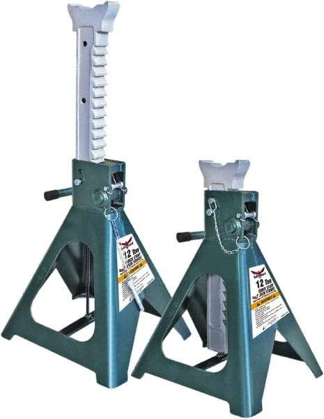 Safeguard - 24,000 Lb Capacity Jack Stand - 19-15/16 to 30-5/16" High - A1 Tooling