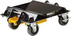 Omega Lift Equipment - 4 Wheel, 2,000 Lb Capacity, One Pair Dolly without Handle - 4" Casters, 10 to 36" Polyurethane Mold on Polyetyhylene Wheels - A1 Tooling