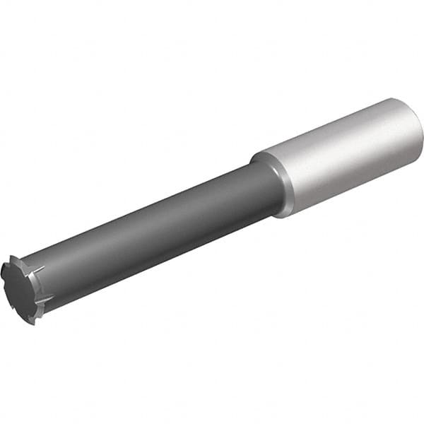 Vargus - 24 Max TPI, 1.5mm Pitch, Internal Single Profile Thread Mill - 10mm Noml Diam, 7.9" Cut Diam, 8" Shank Diam, 6 Flute, 32" Neck Length, TiCN Finish - Exact Industrial Supply