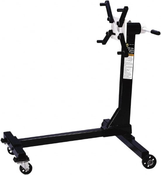 Omega Lift Equipment - 750 Lb Capacity Engine Repair Stand - 36-3/4 to 36-3/4" High, 31-1/2" Chassis Width x 31-1/2" Chassis Length - A1 Tooling