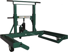 Safeguard - 3 Wheel, 1,500 Lb Capacity, Easy Roller - 23.62 to 60" Cast Iron Wheels - A1 Tooling